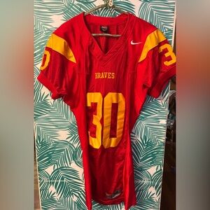 NFL Nike yellow and red jersey dress size M 30 branded braves